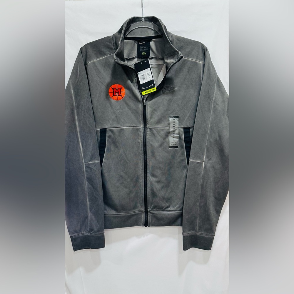 NWT Nike Men’s Sportswear Jersey Jacket DA7176-010 Grey Size XS‎